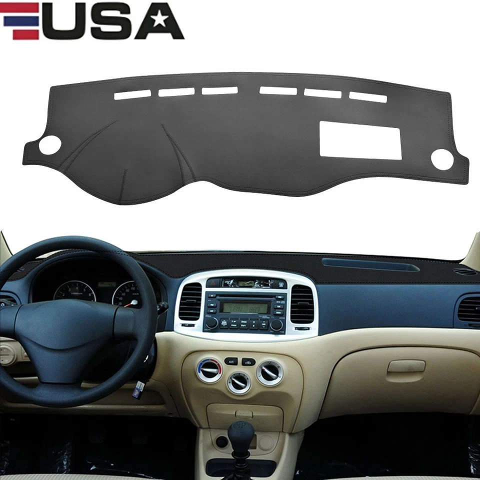 Car Dashboard Cover Dash mat Non-Slip Sun Shade Pad For 2006-2011 Hyundai Accent Foto 1 de 4