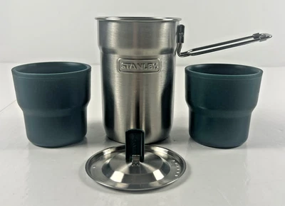 Stanley Adventure Juego de cocina de 2 tazas de campamento de acero inoxidable camping al aire libre senderismo Foto 1 de 4