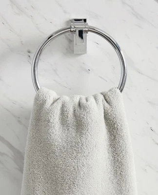 NEW Pottery Barn Hewitt Towel Ring Chrome - Retired - Image 1 of 3
