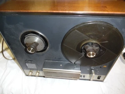 Realistic 999B 3 cabezales 3 velocidades carrete a carrete reproductor enciende como está piezas/reparación Foto 1 de 4