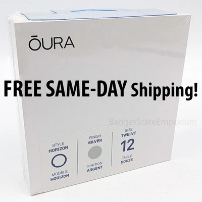 OURA Ring Gen3 SIZE 12 Horizon Silver Smart Ring BRAND NEW KNOW GEN 3 SIZE FIRST
