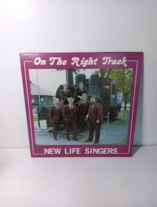 New Life Singers On The Right Track Vinyl Record Album - Foto 1 di 2
