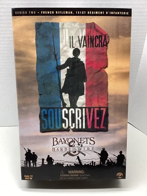 ФИГУРКА СТРЕЛКА ФРАНЦУЗСКОЙ ПЕХОТЫ ВРЕМЕН ПЕРВОЙ МИРОВОЙ ВОЙНЫ 151-Й ПОЛК 12 ДЮЙМОВ SIDEHOW 1914 1918 1/6 КАК НОВАЯ В КОРОБКЕ - Изображение 1 из 4