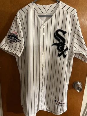 Vintage Majestic Authentic Chicago White Sox Jersey Home All Star Patch 2003 48 - Image 1 of 4