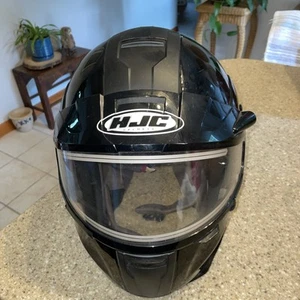 HELMET    MODULAR    [ HJC - IS-MAX  BT  ]   XXXLARGE  81/8-81/4inch Gloss Black - Picture 1 of 4