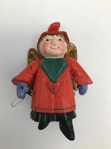 House Of Hatten Christmas Ornament 1994 Angel Elf Holding Star AS IS - Picture 1 of 16