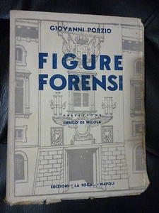  PORZIO   FIGURE FORENSI   pref. di Enrico De Nicola   LA TOGA 1945 autografato - Foto 1 di 1