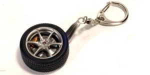 Llavero AUTOart NISSAN SKYLINE R34 GTR WHEEL KEYCHAIN 40357