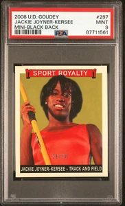 Jackie Joyner-Kersee 2008 Ud Goudey Mini Black Back #297 18/34 PSA 9 Mint Pop 1 - Bild 1 von 2