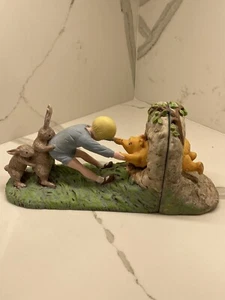 WINNIE THE POOH PIGLET AND CHRISTOPER ROBIN BOOKENDS BY CHARPENTE WALT DISNEY. - Picture 1 of 11