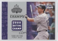 2003 Donruss Champions Statistical Champs Todd Helton #SC-21