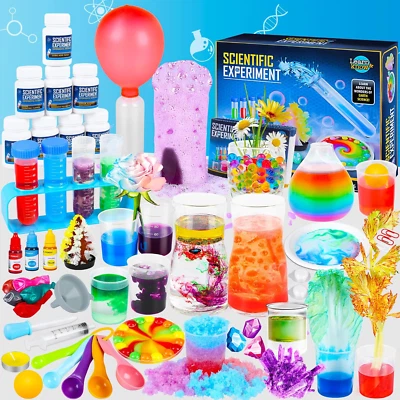 Science Kit for Kids,80 Science Lab Experiments,Scientist Costume Role Play STEM - Image 1 of 4