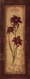 Crimson Blooms I Jo Moulton stampa artistica 8x20 Sagebrush - Foto 1 di 1