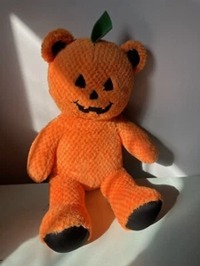 Build A Bear 2018 Halloween Jack O Lantern Pumpkin Glow Bear Light Up + Music - Picture 1 of 3