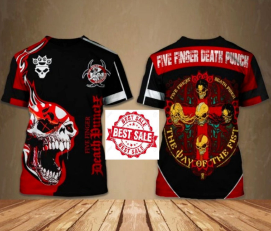 Two Side Five Finger Death Punch 3d All Over Print All T Shirt Size S 5xl Ebay