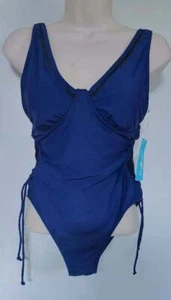 Costume intero donna Jollkichay taglia S blu royal tinta unita nuovo con etichette - Foto 1 di 5