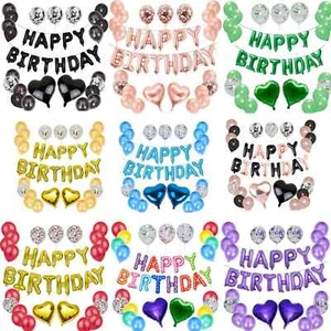 Happy Birthday Ballons Banner selbstaufblasend Jagd Dekoration Buchstaben Ballon - Bild 1 von 35