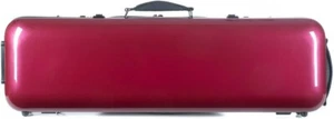 UK Fiberglass violin case Safe Oblong 4/4 M-case Burgundy Shiny - Picture 1 of 12