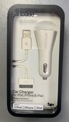Incase - Cargador de coche para Apple® iPhone®, iPod® y iPad™ - Blanco Foto 1 de 4