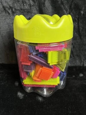 "Just B You" Bristle Blocks Lot of 64 W/Storage Canister - Image 1 of 4