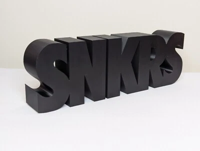 SNKRS BLACK 25CM Sneaker Shoes Art Figurine Collector Sneakerhead 3d Print - Image 1 of 4