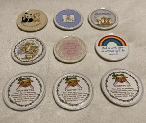 9 Vintage Kaffee/Tee Deckel/Untersetzer!! - Bild 1 von 11
