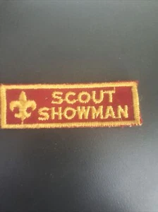 Vintage BSA SCOUT SHOWMAN Patch - Bild 1 von 2
