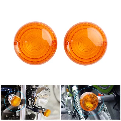 Front/Rear Turn Signals Lens Cover For Yamaha V-Star1100 XVS650 Road Star Amber- - Изображение 1 из 4
