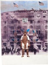 Grant Smith JOSH GIBSON "Absurd" Collage Negro League Yankee Stadium HOF Framed