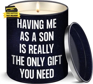 Mom Dad Gifts from Son, Mothers Day Fathers Day Funny Birthday Christmas Gift Id - Picture 1 of 7