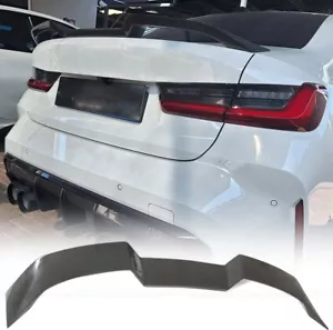 REAL CARBON Rear Trunk Spoiler Boot Wing For BMW G80 M3 G20 330i M340i 2019-24 - Bild 1 von 15