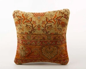 Handwoven Ethnic Cushion Case Throw Pillow Cover Kilim Turkish Pattern Cushion - Picture 1 of 6