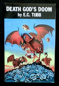 SIGNED; E C TUBB - Death God's Doom (March 1999-1st) Chronicle of Malkar #1 - PB - Picture 1 of 8