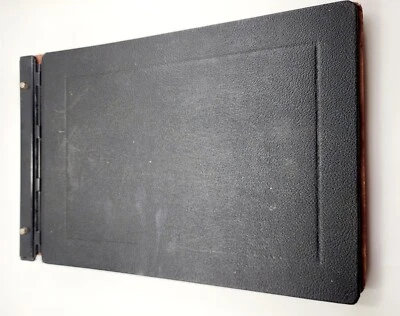 Carpeta rígida negra guijarro cubierta vinilo vintage Wilson Jones Raven Cycolok 240-65N Foto 1 de 4