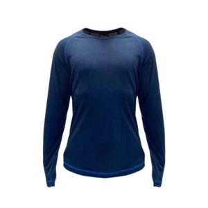 Domex Size S Thermalayer Unisex Long Sleeve Shirt Navy Outdoor Hiking Clothes - Picture 1 of 2