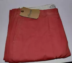 Dillards ROUNDTREE YORKE CASUALS MENS CLASSIC FIT PANTS VINTAGE BERRY SZ 40W 32L - Picture 1 of 1
