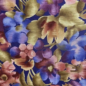 1 Yard VTG Fabric Floral Hawaiian Garden Collection Kings Road - Picture 1 of 6