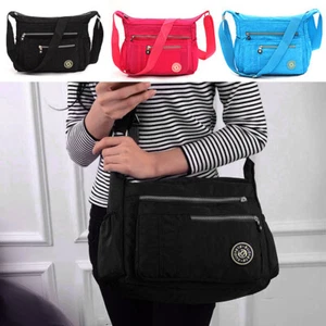 Damenhandtasche Schultertasche Tasche Umhängetasche Canvas Shopper Crossover Bag - Bild 1 von 15