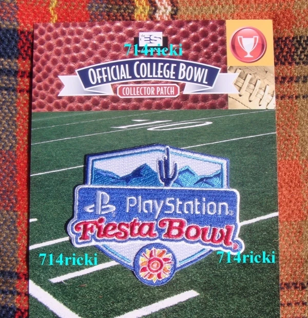 2021 PlayStation Fiesta Bowl Collector Patch Notre Dame vs Oklahoma State - Image 1 of 1