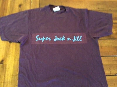 Camiseta de Correr Super Jock and Jill Vintage Mezcla 50/50 Talla Mediana Foto 1 de 2