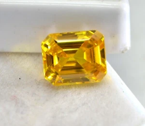 Certified Natural Untreated Yellow Sapphire VS Clarity Madagascar 6.75 ct Y455 - Picture 1 of 7
