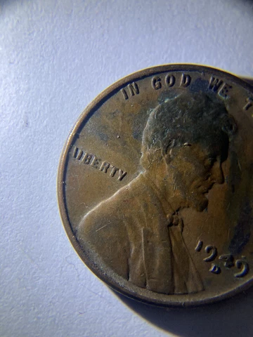 1949 Denver ERROR Lincoln Penny Cent Coin Liberty Error Cover