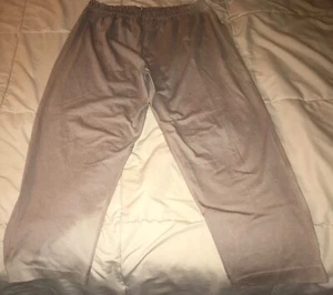 Beige Damenhose zum Überziehen - elastischer Bund - Übergröße X-Large - Bild 1 von 8