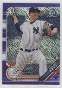 2019 Bowman Chrome Prospects Purple Shimmer Refractor Mike King Michael #BCP-162