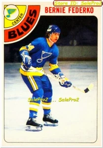 OPC 1978 BERNIE FEDERKO NHL ST. LOUIS BLUES STAR MINT VINTAGE RARE ROOKIE #143 - Picture 1 of 2