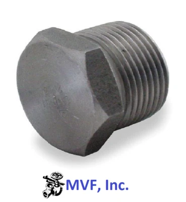 1-1/2" 3000/6000 Threaded (NPT) Hex Plug A105 Forged Steel Pipe Fitting FS130821 - Image 1 of 4