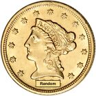 US Gold $2.50 Liberty Head Quarter Eagle - AU - Random Date