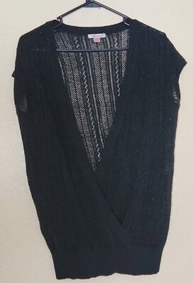 Chaleco Xhilaraton negro brillante para mujer talla M en excelente estado usado  Foto 1 de 4