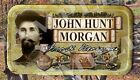 John Hunt Morgan Signature Series o tematyce amerykańskiej wojny secesyjnej DUŻA żelazko na łatce