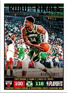 2022-23 PANINI HOOPS ROAD TO THE FINALS #38 GIANNIS ANTETOKOUNMPO 0147/2022 - Picture 1 of 2